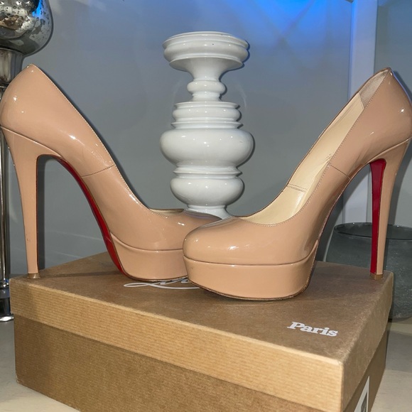 Christian Louboutin Bianca 140 Nude Patent calf - Picture 5 of 5